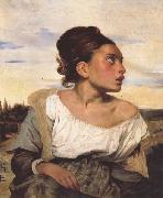Eugene Delacroix Orphan Girl at the Cemetery (mk45) painting